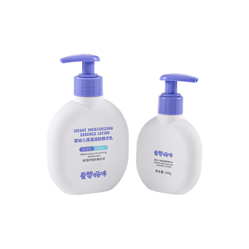 Sticlă rotundă PE cu capac mov simplu și frumos