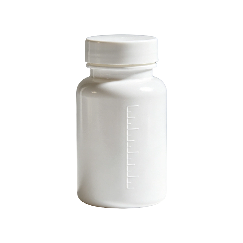 100 ml 150 ml HDPE comprimate de vitamine Nutraceutical flacon capsule rotunde